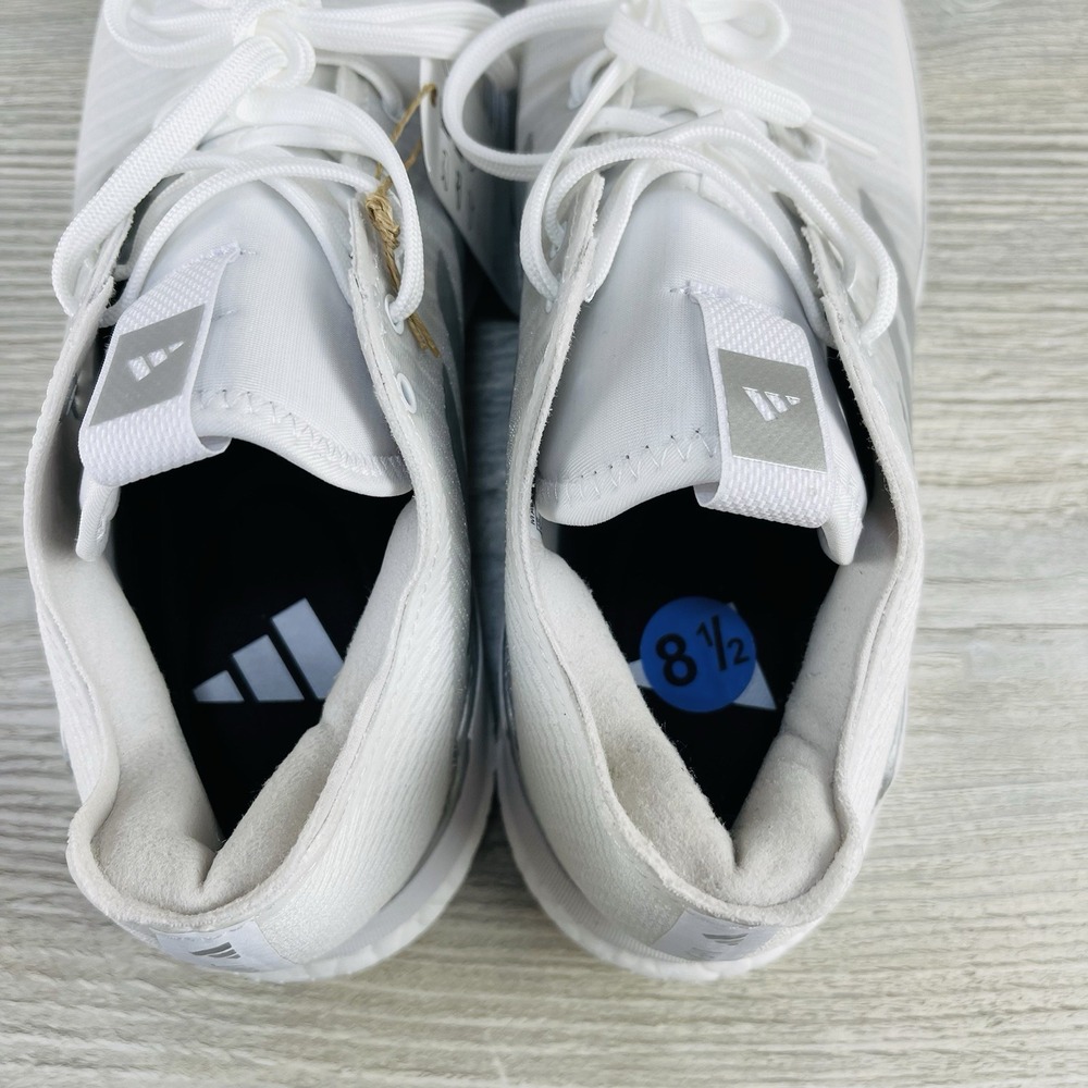 Adidas Crazyflight Volleyball Shoes White Silver Grey IG3970 Womens Size: 8.5 - Picture 14 of 16